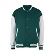 Custom Cotton Varsity Letterman Jacket With Pique Mesh | https://www.bestnamebadges.com