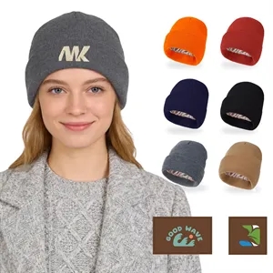 Custom Satin Lined Knit Beanie Cap 8.66'' x 8.86''