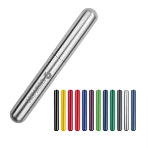Portable Stainless Steel Single Cigar Tube With Cap