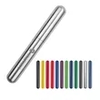 Portable Stainless Steel Single Cigar Tube With Cap | https://www.bestnamebadges.com