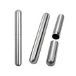 Portable Stainless Steel Single Cigar Tube With Cap | https://www.bestnamebadges.com