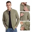 Men's Cotton Blend Stretch Utility Work Shirt | https://www.bestnamebadges.com