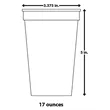 Color Changing Plastic Stadium Cup | https://www.bestnamebadges.com