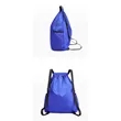 Drawstring Gym Backpack | https://www.bestnamebadges.com