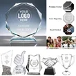 Personalized Crystal Trophy Award | https://www.bestnamebadges.com