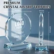 Personalized Crystal Trophy Award | https://www.bestnamebadges.com