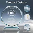Personalized Crystal Trophy Award | https://www.bestnamebadges.com