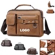 Vintage Leather Messenger Bag | https://www.bestnamebadges.com