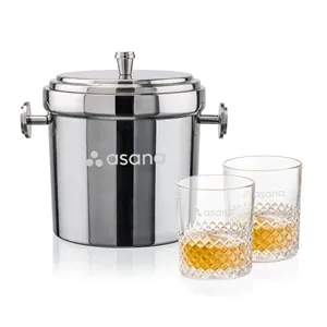 Milano Ice Bucket & Tacoma On-the-Rocks Set