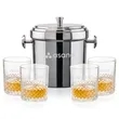 Milano Ice Bucket & Tacoma On-the-Rocks Set | https://www.bestnamebadges.com