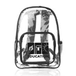 Pocket Clear Plastic Backpacks | https://www.bestnamebadges.com