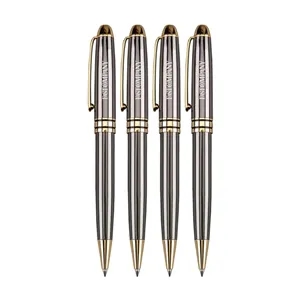 Union Printed - Samuel Heavy Brass Twist Metal Pen 