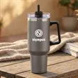 Compeer Handle Travel Mug w/Straw - 40oz | https://www.bestnamebadges.com