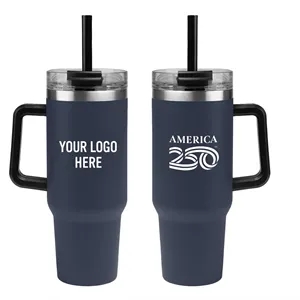 America250™ 40 Oz. Intrepid Stainless Steel Tumbler | https://www.bestnamebadges.com