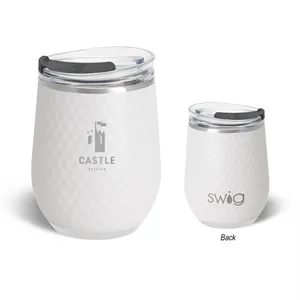 12 Oz. Swig Life™ Golf Ball Stainless Steel Stemless Wine... | https://www.bestnamebadges.com
