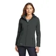 Eddie Bauer Women's Hooded Soft Shell Parka. | https://www.bestnamebadges.com