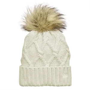 New Era Faux Fur Pom Beanie