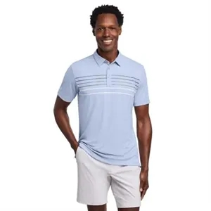 TravisMathew Coto Performance Chest Stripe Polo