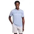 TravisMathew Coto Performance Chest Stripe Polo | https://www.bestnamebadges.com