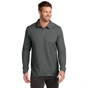 TravisMathew Oceanside Heather Long Sleeve Polo