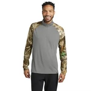 Russell Outdoors Realtree Colorblock Performance 1/4-Zip
