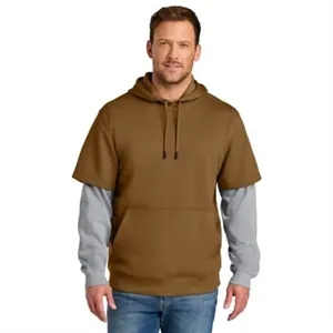 CornerStone Tough Fleece Layered Hoodie