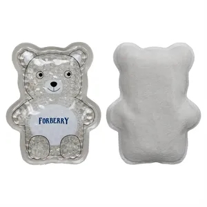 Plush Bear Aqua Pearls™ Hot/Cold Pack | https://www.bestnamebadges.com