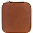 Rawhide Leatherette Travel Jewelry Box | https://www.bestnamebadges.com