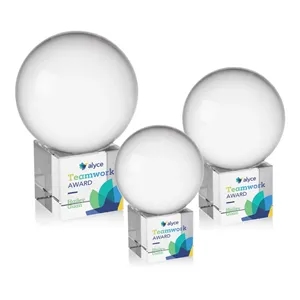 Crystal Ball VividPrint™ Award on Cube