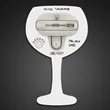 Wine Glass Pin Flashers | https://www.bestnamebadges.com