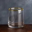 Aberfoyle Gold Rim Whiskey Taster - Imprinted | https://www.bestnamebadges.com