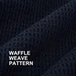 Waffle Pattern Magnetic Golf Towel 12" X 28" | https://www.bestnamebadges.com