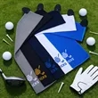 Waffle Pattern Magnetic Golf Towel 12" X 28" | https://www.bestnamebadges.com