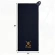 Waffle Pattern Magnetic Golf Towel 12" X 28" | https://www.bestnamebadges.com