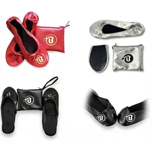 Ballet Flat Roll Up Slipper Shoes