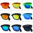 Foldable Summer Unisex Sunglass | https://www.bestnamebadges.com