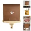 Multi Purpose Premium Natural Wooden Sliding Pizza Tray | https://www.bestnamebadges.com