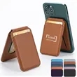 MagSafe Magnetic Leather Wallet Stand | https://www.bestnamebadges.com