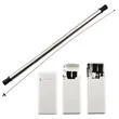 Portable Foldable Reusable Stainless Steel Drinking Straw | https://www.bestnamebadges.com