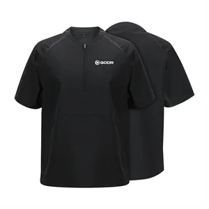 Men's Lightweight Half Zip Short Sleeve Cage Jacket