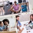 Round Textured Sensory Calming Stickers | https://www.bestnamebadges.com