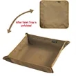 Square Foldable Portable Outdoor Camping Gear Storage Tray | https://www.bestnamebadges.com