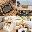 Square Foldable Portable Outdoor Camping Gear Storage Tray | https://www.bestnamebadges.com