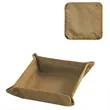 Square Foldable Portable Outdoor Camping Gear Storage Tray | https://www.bestnamebadges.com