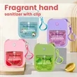 Refillable Power Mist Hand Sanitizer with Hook | https://www.bestnamebadges.com