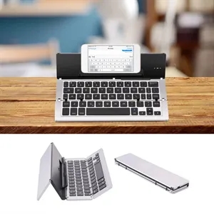 Aluminum Alloy Folding Bluetooth-compatible Keyboard