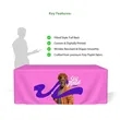 4', 6' & 10' - Fitted Style - Full Back - Table Cover | https://www.bestnamebadges.com
