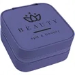 Purple Leatherette Travel Jewelry Box | https://www.bestnamebadges.com