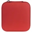 Red Leatherette Travel Jewelry Box | https://www.bestnamebadges.com