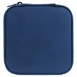 Blue/Silver Leatherette Travel Jewelry Box | https://www.bestnamebadges.com